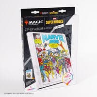 Magic: The Gathering Marvel Superheroes Zip-Up Album 18-Pocket (Marvel Age) - GameGenic Storage Albums - Storage Albums card