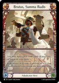 Brutus, Summa Rudis - JDG077 - Flesh and Blood: Promo Cards - Flesh and Blood TCG card