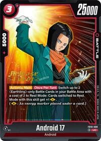 Android 17 - FB10-008 - Cross Force Release Event Cards - Dragon Ball Super: Fusion World card
