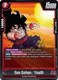 Son Gohan : Youth - FB10-013 - Cross Force Release Event Cards - Dragon Ball Super: Fusion World card
