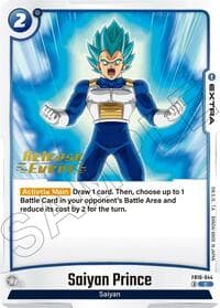 Saiyan Prince - Cross Force Release Event Cards - Dragon Ball Super: Fusion World card