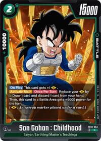 Son Gohan : Childhood - FB10-053 - Cross Force Release Event Cards - Dragon Ball Super: Fusion World card