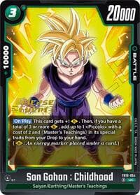 Son Gohan : Childhood - FB10-054 - Cross Force Release Event Cards - Dragon Ball Super: Fusion World card