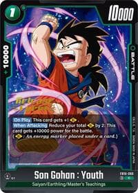 Son Gohan : Youth - FB10-060 - Cross Force Release Event Cards - Dragon Ball Super: Fusion World card