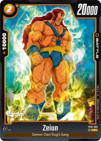 Zeiun - Cross Force Release Event Cards - Dragon Ball Super: Fusion World card