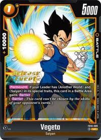 Vegeta - FB10-089 - Cross Force Release Event Cards - Dragon Ball Super: Fusion World card