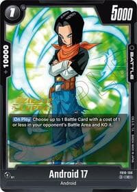 Android 17 - FB10-100 - Cross Force Release Event Cards - Dragon Ball Super: Fusion World card