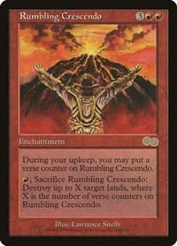 Rumbling Crescendo - Urza's Saga - Magic: The Gathering card