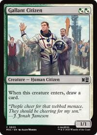Gallant Citizen - Commander: Marvel Super Heroes - Magic: The Gathering card