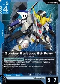 Gundam Barbatos 6th Form - Eternal Nexus - Gundam Card Game card