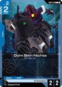 Dom Bein Nichts - Eternal Nexus - Gundam Card Game card
