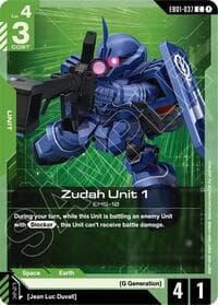 Zudah Unit 1 - Eternal Nexus - Gundam Card Game card