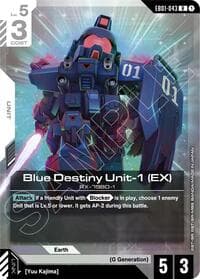 Blue Destiny Unit-1 (EX) - Eternal Nexus - Gundam Card Game card