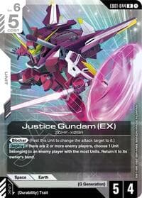 Justice Gundam (EX) - Eternal Nexus - Gundam Card Game card