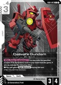 Casval's Gundam - Eternal Nexus - Gundam Card Game card