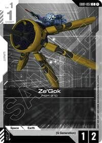 Ze'Gok - Eternal Nexus - Gundam Card Game card
