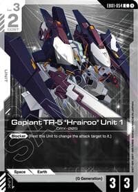 Gaplant TR-5 "Hrairoo" Unit 1 - Eternal Nexus - Gundam Card Game card