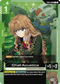 Chall Acustica - Eternal Nexus - Gundam Card Game card