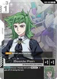 Beside Pain - Eternal Nexus - Gundam Card Game card