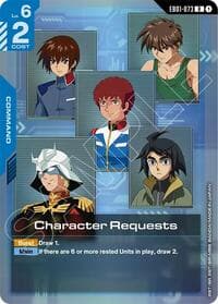 Character Requests - Eternal Nexus - Gundam Card Game card