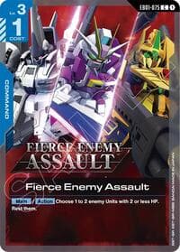 Fierce Enemy Assault - Eternal Nexus - Gundam Card Game card
