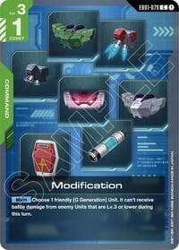 Modification - Eternal Nexus - Gundam Card Game card
