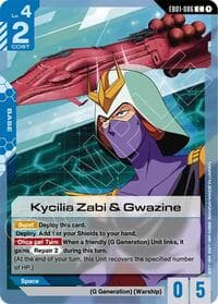 Kycilia Zabi & Gwazine - Eternal Nexus - Gundam Card Game card