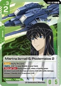 Marina Ismail & Ptolemaios 2 - Eternal Nexus - Gundam Card Game card