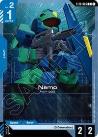 Nemo - Starter Deck 10: Generation Pulse - Gundam Card Game card