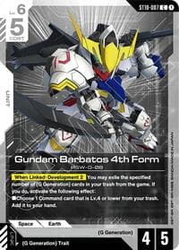 Gundam Barbatos 4th Form - Starter Deck 10: Generation Pulse - Gundam Card Game card