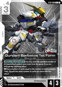 Gundam Barbatos 1st Form - Starter Deck 10: Generation Pulse - Gundam Card Game card
