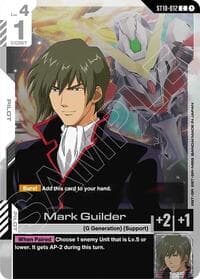 Mark Guilder - Starter Deck 10: Generation Pulse - Gundam Card Game card