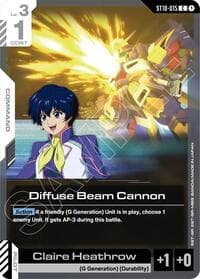 Diffuse Beam Cannon - Starter Deck 10: Generation Pulse - Gundam Card Game card