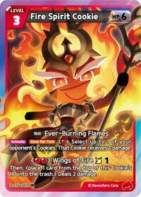 Fire Spirit Cookie - Starter Deck Assortment 2: Legendary Cookie - CookieRun: Braverse TCG card