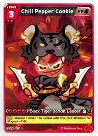 Chili Pepper Cookie - Starter Deck Assortment 2: Legendary Cookie - CookieRun: Braverse TCG card