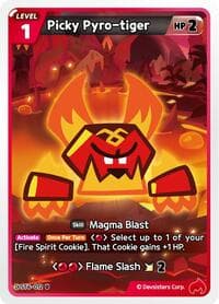 Picky Pyro-tiger - Starter Deck Assortment 2: Legendary Cookie - CookieRun: Braverse TCG card