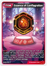 Essence of Conflagration - Starter Deck Assortment 2: Legendary Cookie - CookieRun: Braverse TCG card