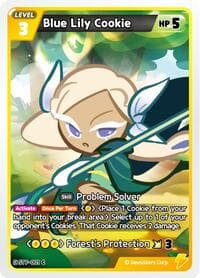 Blue Lily Cookie - Starter Deck Assortment 2: Legendary Cookie - CookieRun: Braverse TCG card