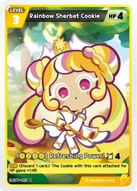 Rainbow Sherbet Cookie - Starter Deck Assortment 2: Legendary Cookie - CookieRun: Braverse TCG card