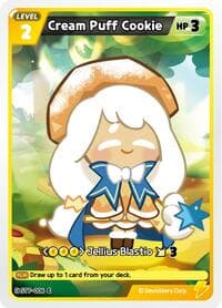 Cream Puff Cookie - Starter Deck Assortment 2: Legendary Cookie - CookieRun: Braverse TCG card