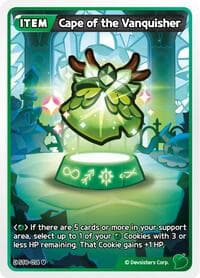 Cape of the Vanquisher - Starter Deck Assortment 2: Legendary Cookie - CookieRun: Braverse TCG card