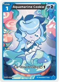 Aquamarine Cookie - Starter Deck Assortment 2: Legendary Cookie - CookieRun: Braverse TCG card
