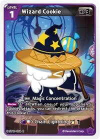 Wizard Cookie - Starter Deck Assortment 2: Legendary Cookie - CookieRun: Braverse TCG card