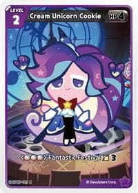 Cream Unicorn Cookie - Starter Deck Assortment 2: Legendary Cookie - CookieRun: Braverse TCG card