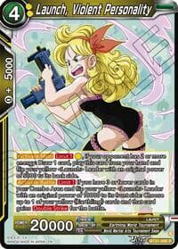 Launch, Violent Personality - Impact Beyond Dimensions - Dragon Ball Super: Masters card