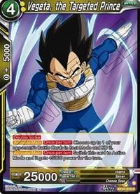 Vegeta, the Targeted Prince - Impact Beyond Dimensions - Dragon Ball Super: Masters card