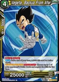 Vegeta, Backup From Afar - Impact Beyond Dimensions - Dragon Ball Super: Masters card