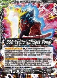 Vegito // SSB Vegito, Ultimate Power - Impact Beyond Dimensions - Dragon Ball Super: Masters card