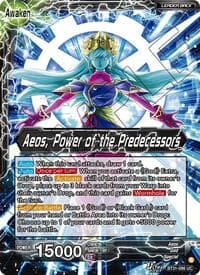 Aeos // Aeos, Power of the Predecessors - Impact Beyond Dimensions - Dragon Ball Super: Masters card