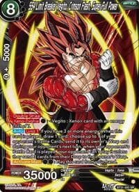 SS4 Limit Breaker Vegito, Crimson Flash, Super Full Power - Impact Beyond Dimensions - Dragon Ball Super: Masters card
